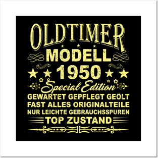 OLDTIMER MODELL BAUJAHR 1950 Posters and Art